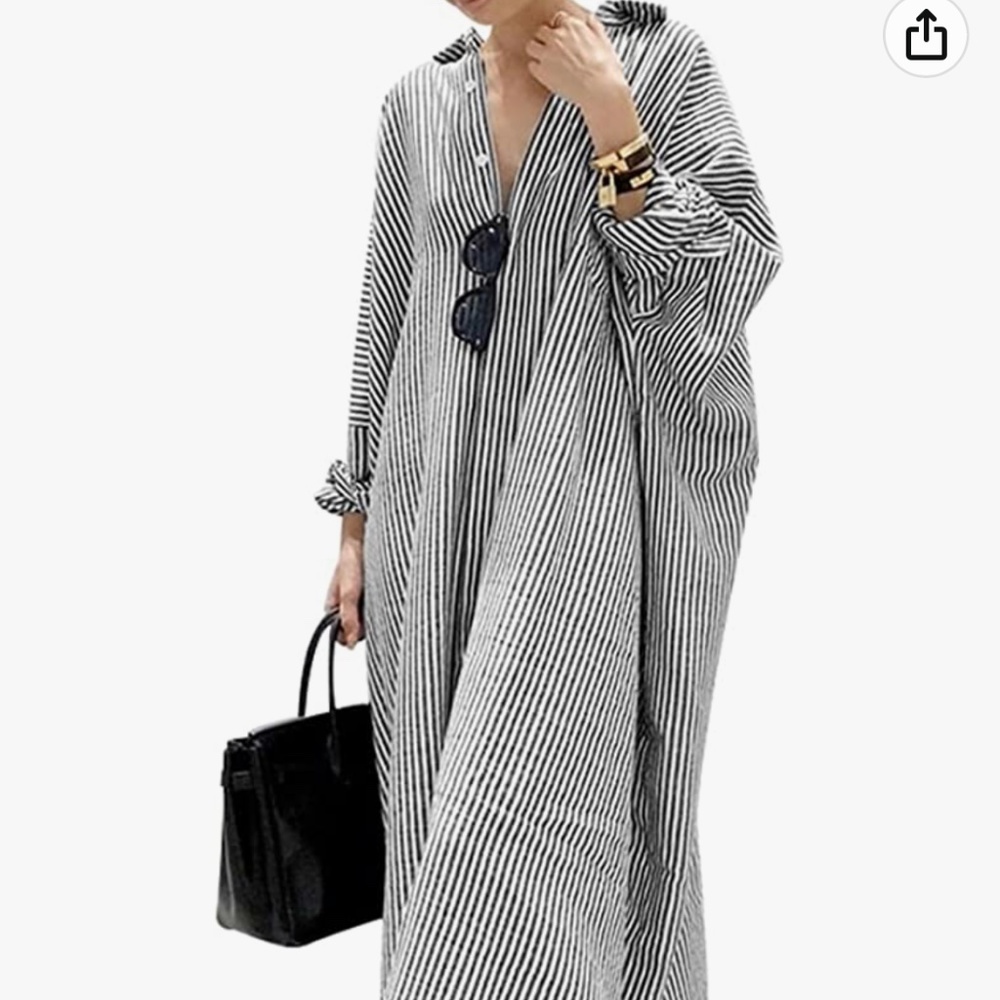 Women’s Casual button down shirt dress